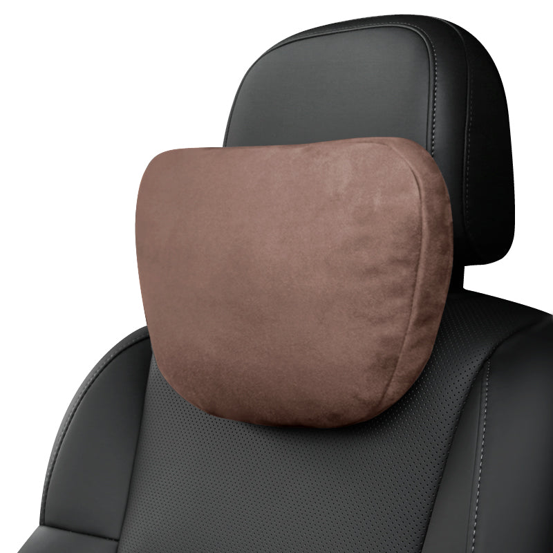 Car Headrest + Lumbar Support Set, 100% DuPont Bio-Fleece Filling