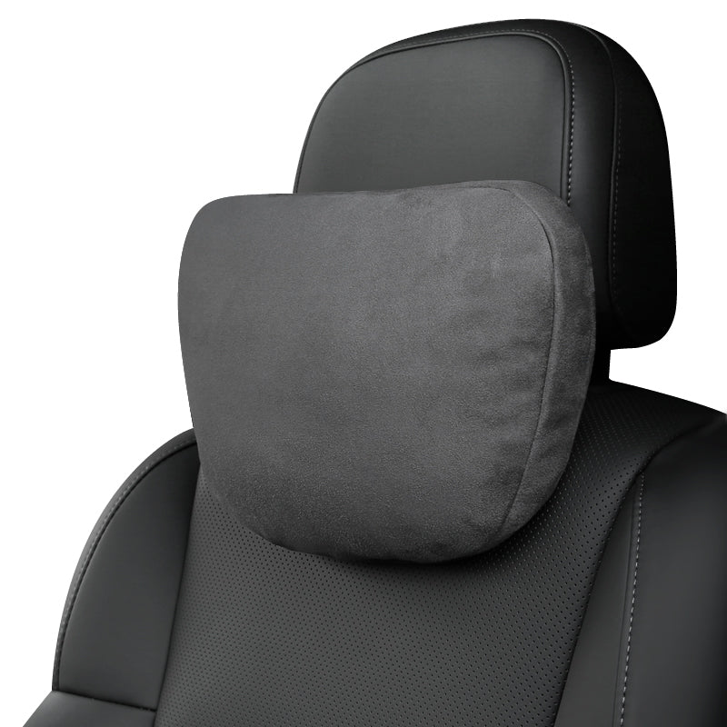 Car Headrest + Lumbar Support Set, 100% DuPont Bio-Fleece Filling