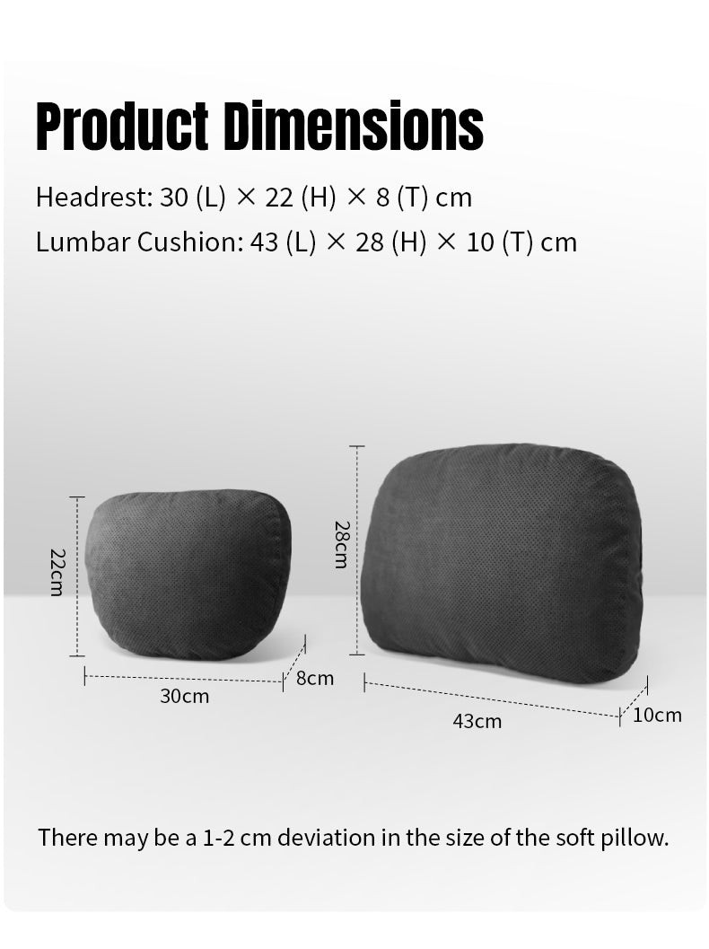 Ergonomic Car Headrest Neck Support Pillow Universal for Car SUV Office Chair
