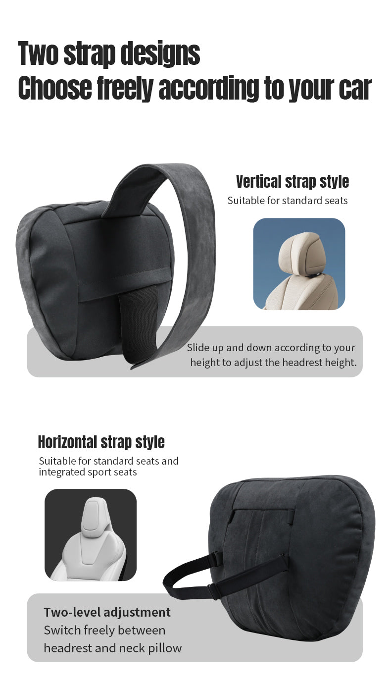 Ergonomic Car Headrest Neck Support Pillow Universal for Car SUV Office Chair