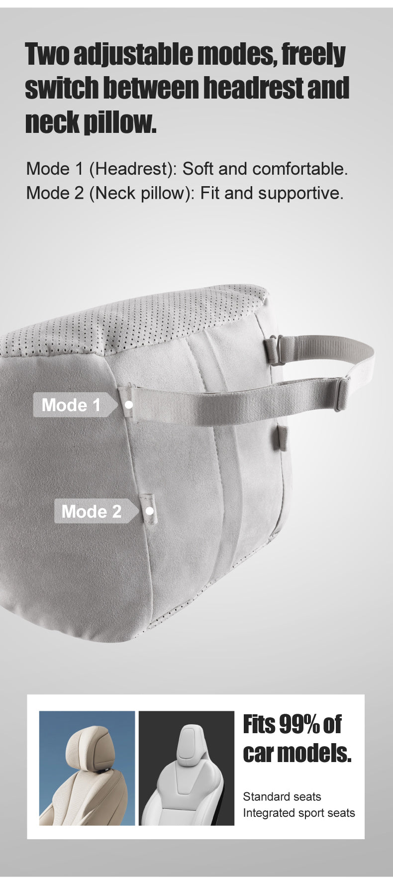 Car Lumbar Support Pillow and Neck Pillow kit