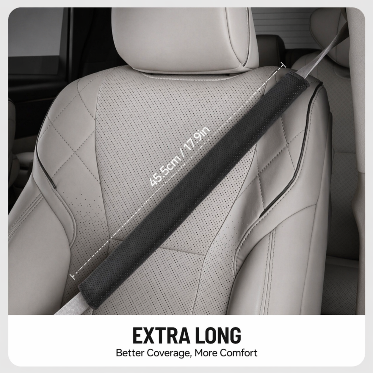 45.5 cm Long Version Car Seat Belt Covers