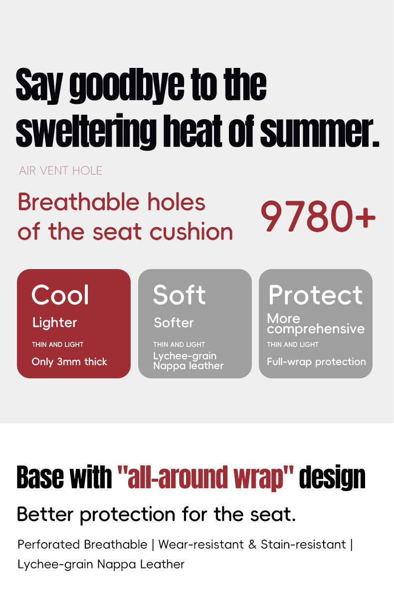 2 Piece Car Seat Cover for Comfort